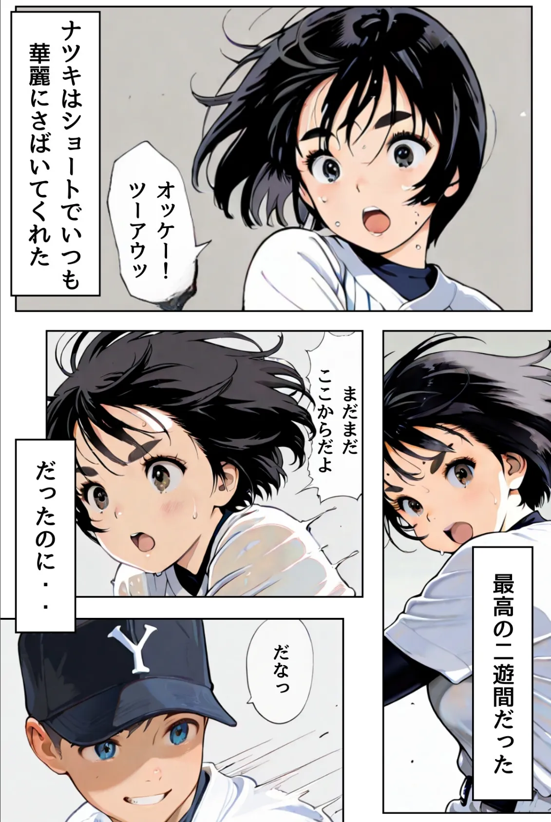 ユニフォームを脱いだ彼女は淫らに笑う（フルカラー） 6ページ