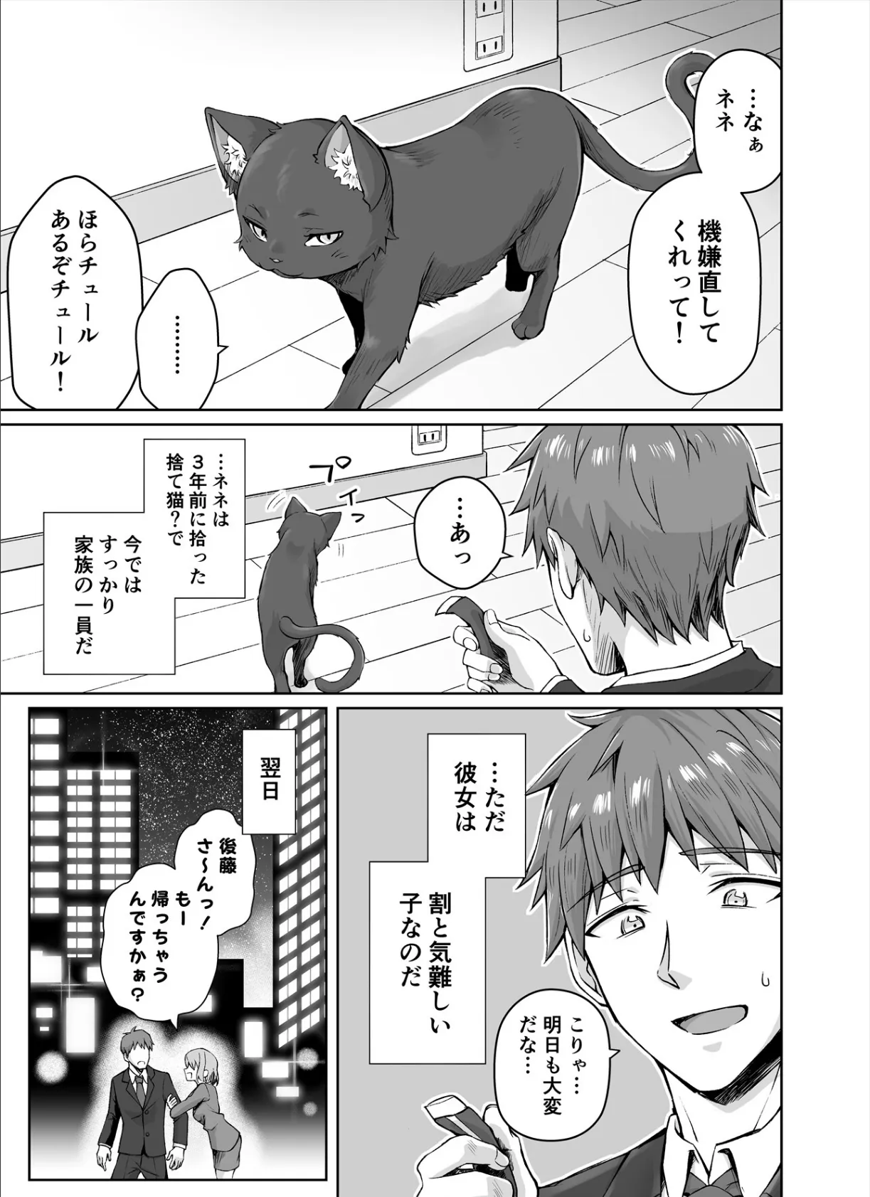 うちのヤンデレな飼い猫ちゃんにメチャクチャに搾られちゃう話 3ページ