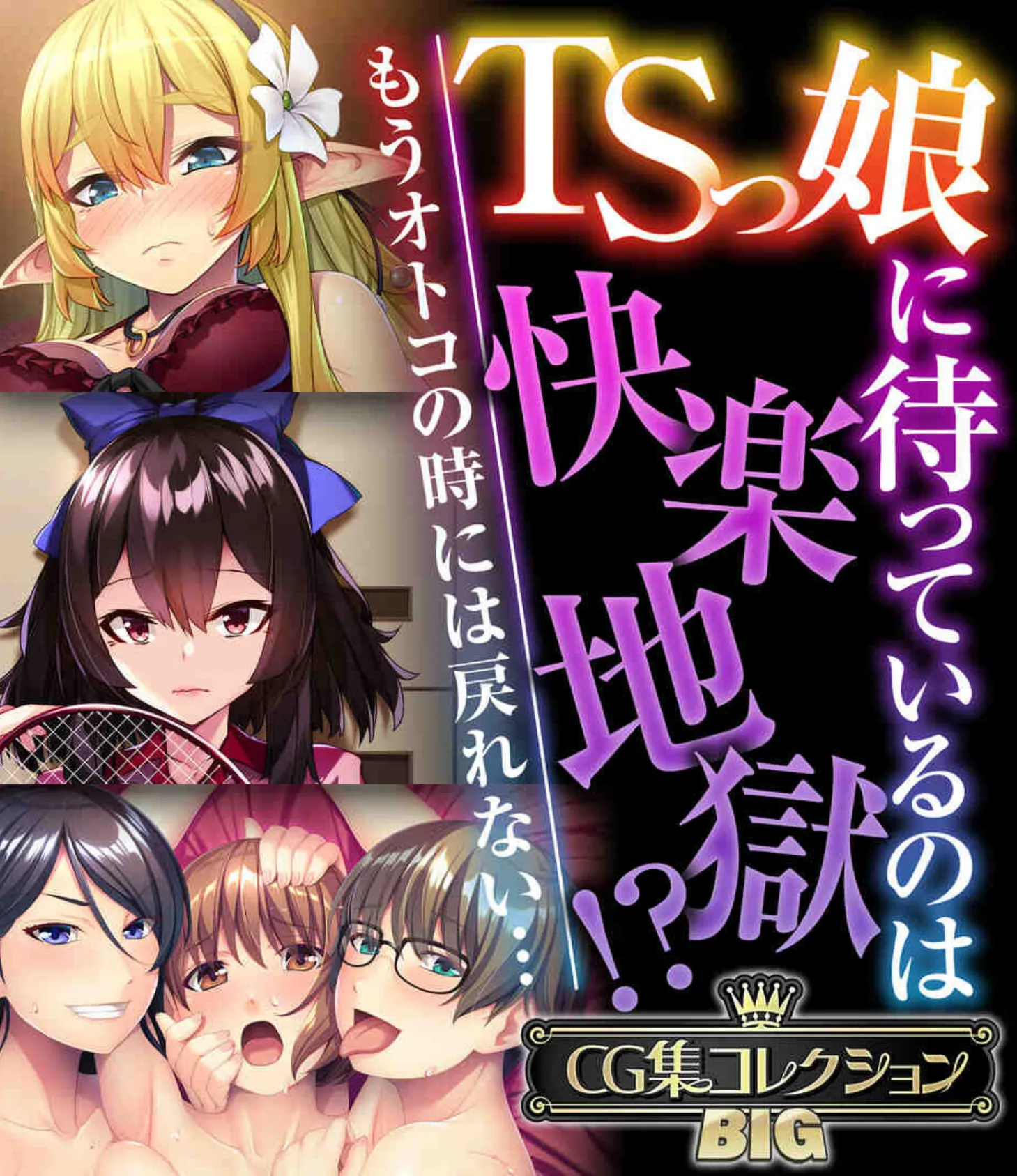 TSっ娘に待っているのは快楽地獄!? 〜もうオトコの時には戻れない…〜【CG集コレクションBIG】