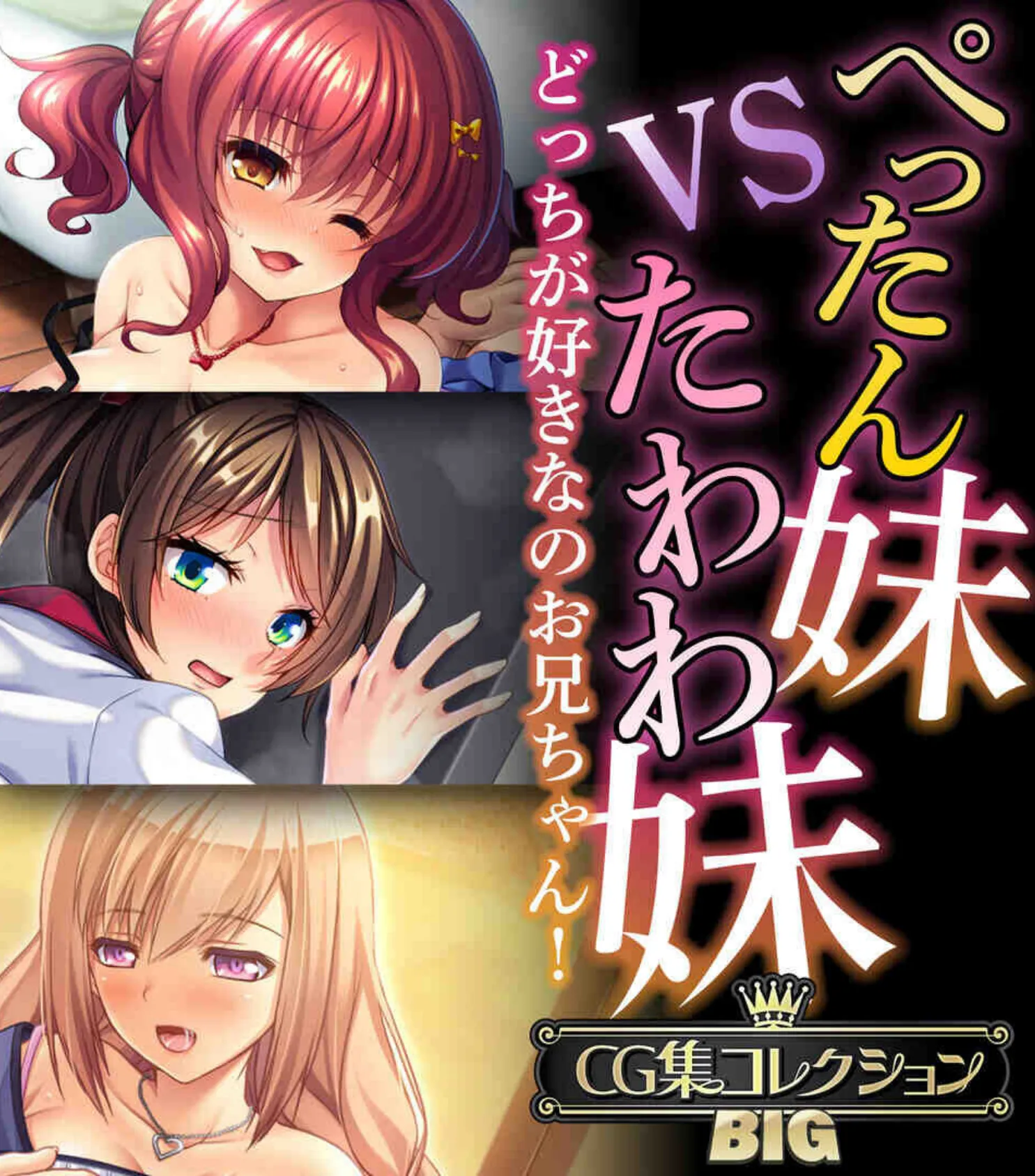ぺったん妹VSたわわ妹〜どっちが好きなのお兄ちゃん!〜【CG集コレクションBIG】