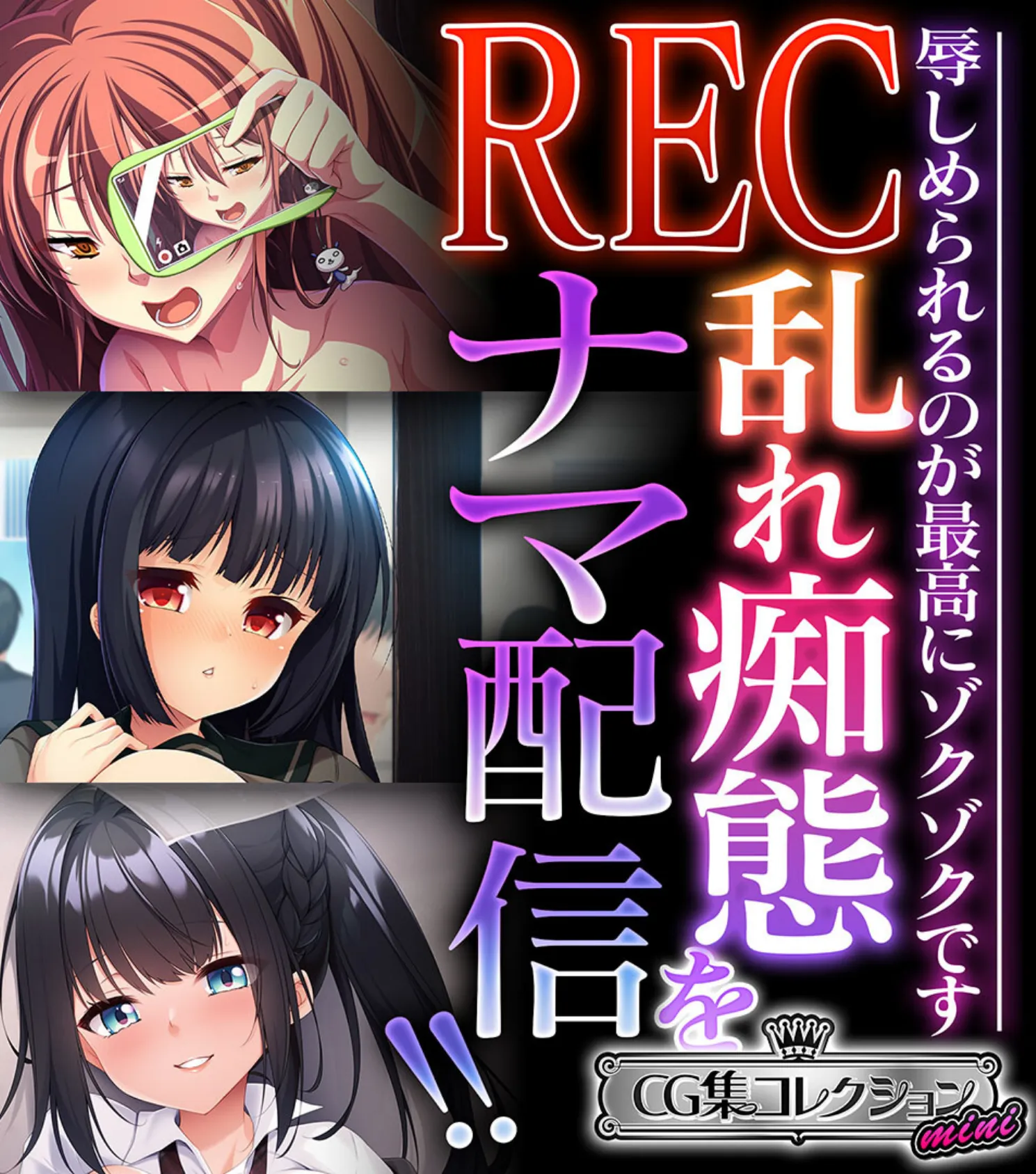 REC 乱れ痴態をナマ配信!! 〜辱しめられるのが最高にゾクゾクです〜【CG集コレクション ミニ】