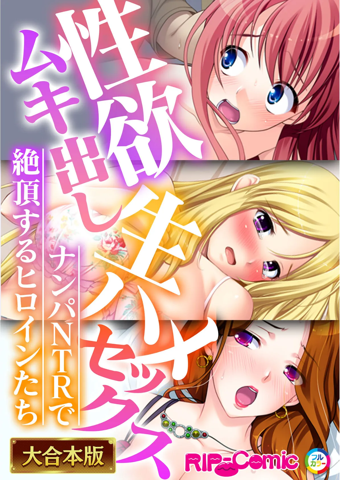 性欲ムキ出し生ハメセックス!〜ナンパNTRで絶頂するヒロインたち〜【大合本シリーズ】