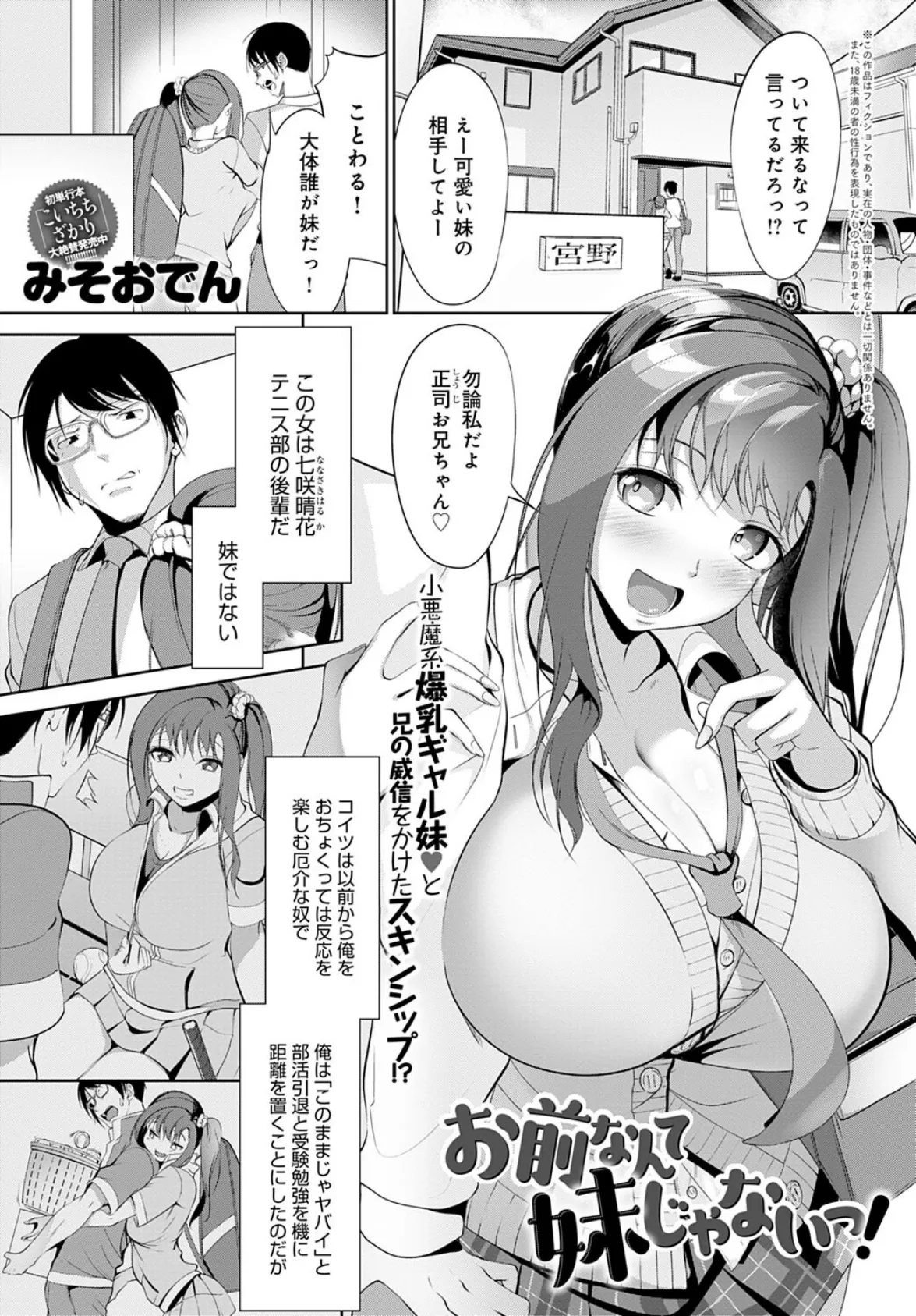 お前なんて妹じゃないっ!