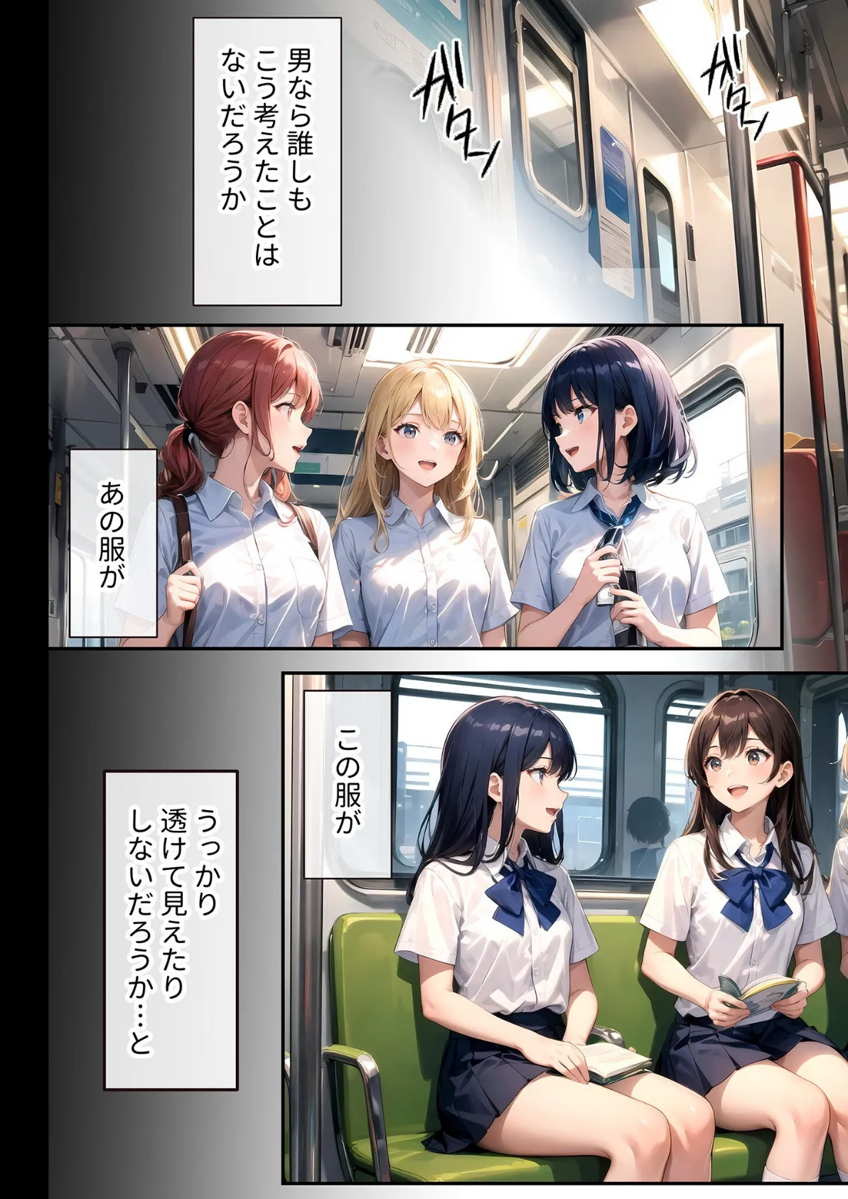 陰キャの僕、透視の力を手に入れる。デラックス! 〜最凶能力で学園ハーレム化計画〜 モザイク版 5ページ