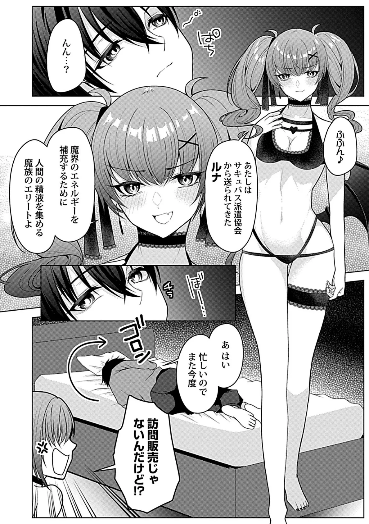 サキュバス派遣協会 営業部搾精課1 4ページ