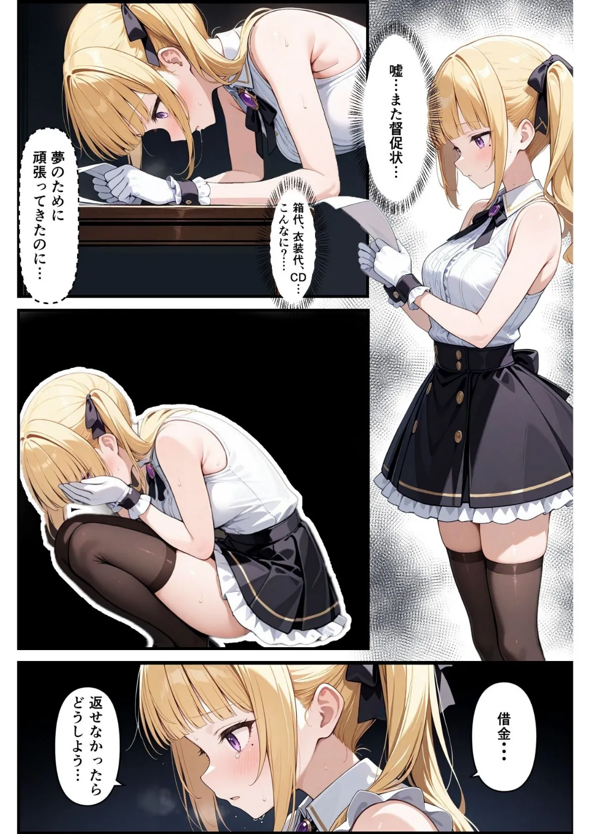 地下アイドル過激なファンサ性奴● 4ページ