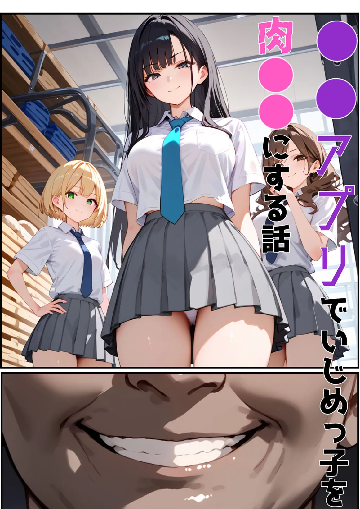 ●●アプリでいじめっ子を肉●●にする話