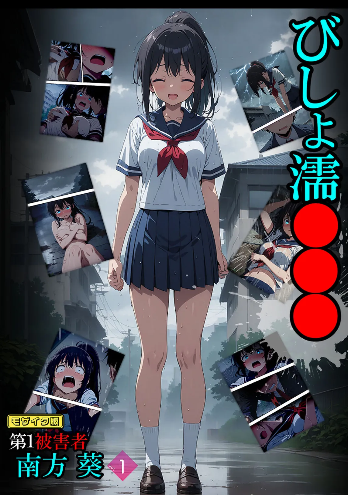 びしょ濡●●● 第1被害者 南方 葵【単話】 （1） モザイク版