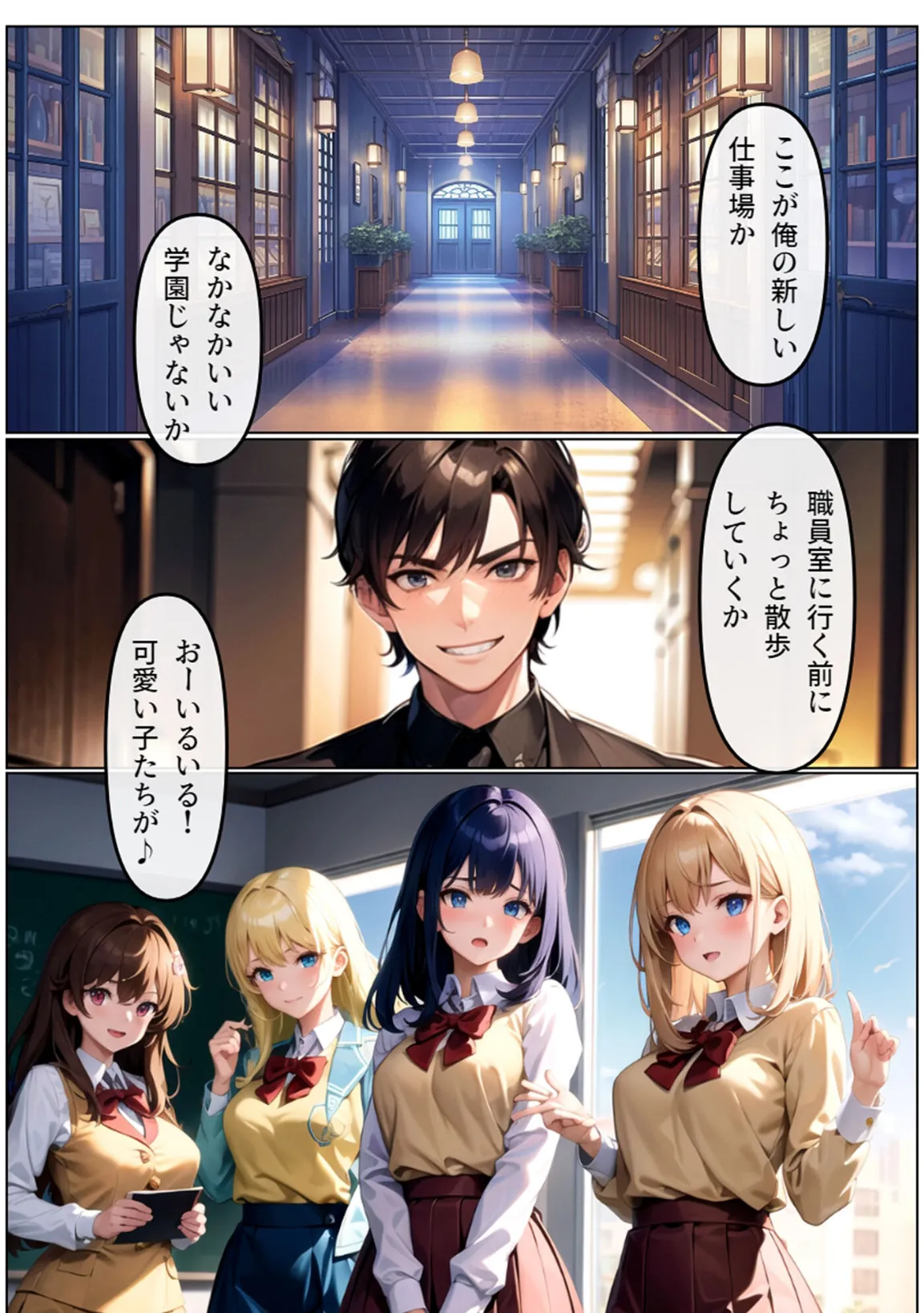 狙われた学園 清純な乙女が淫らに堕ちていく モザイク版 3ページ