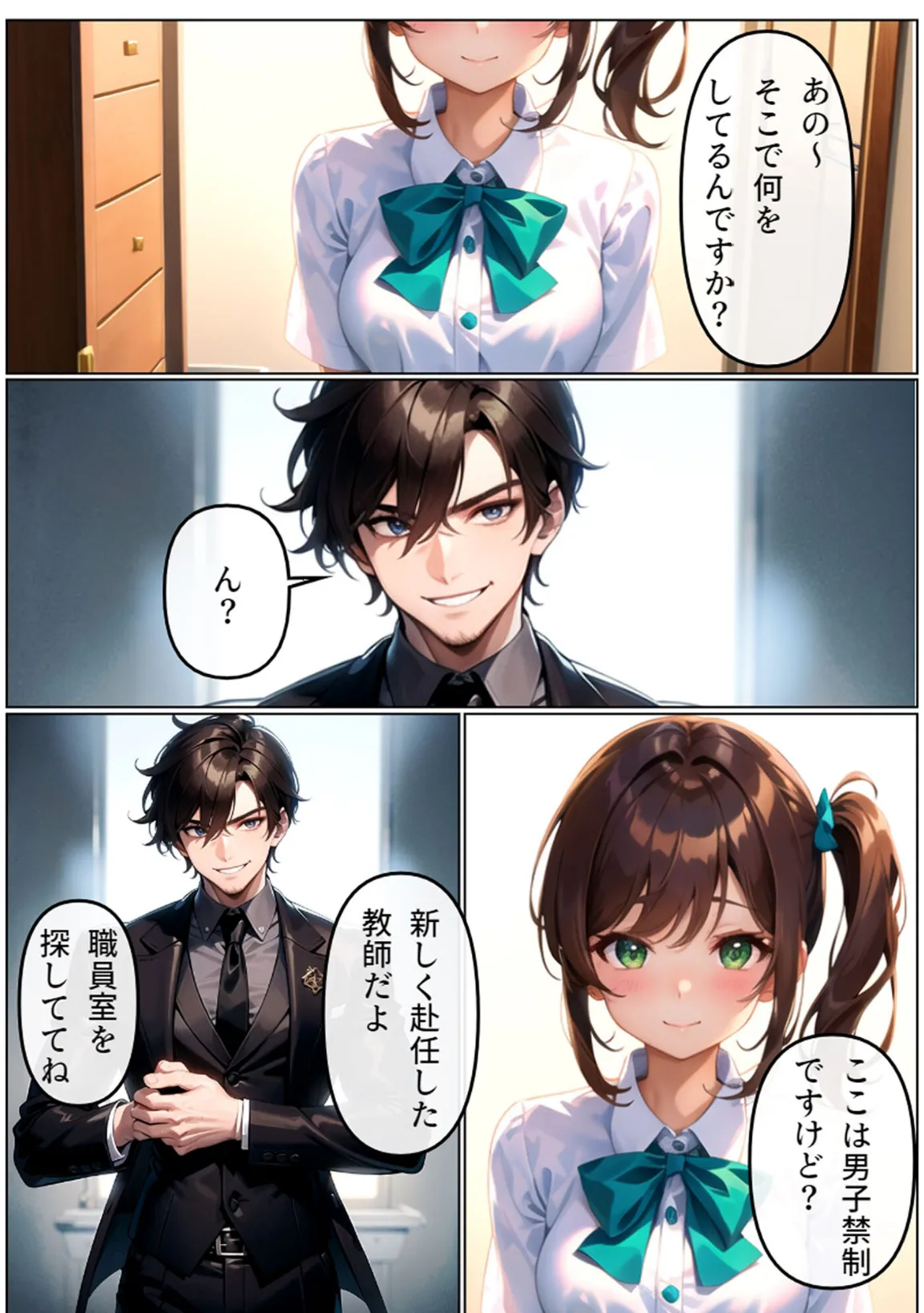 狙われた学園 清純な乙女が淫らに堕ちていく モザイク版 5ページ