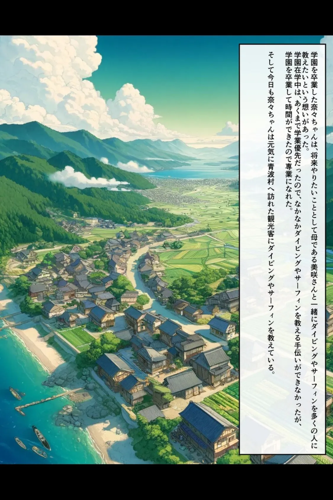 【全4作収録】爆乳母娘と田舎で子作りハーレム セット版3 〜奈々・真由・真希・亜美編〜 モザイク版 5ページ