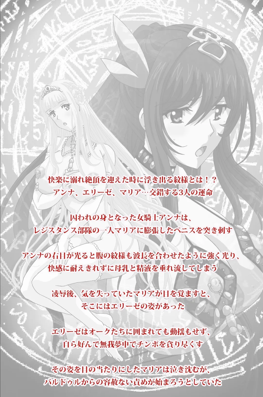 続・王女＆女騎士wド下品露出 〜恥辱の見世物奴●〜 後編【フルカラー成人版】 2ページ