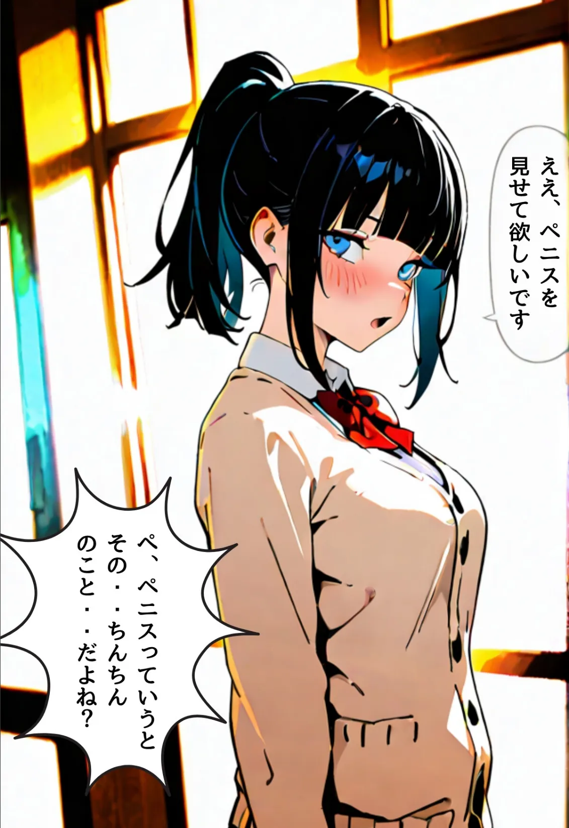 委員長瑛子、セックス勉強中（フルカラー） 15ページ