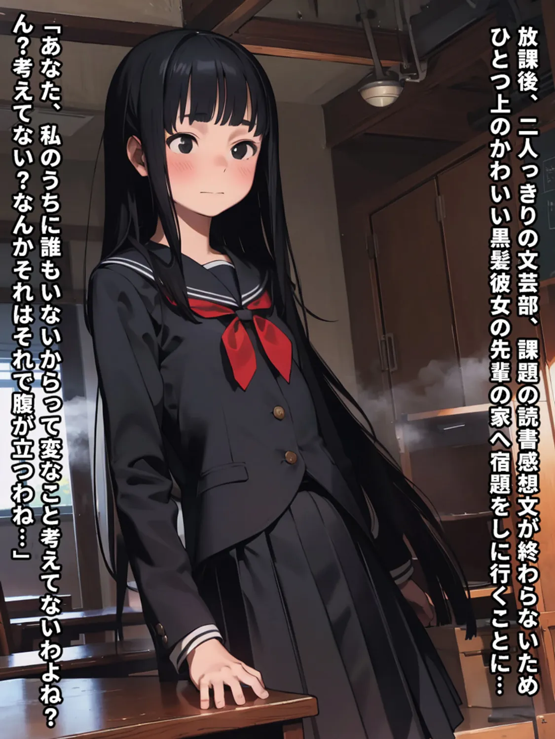 年上彼女、●●でちょろかわいい先輩 モザイク版 3ページ