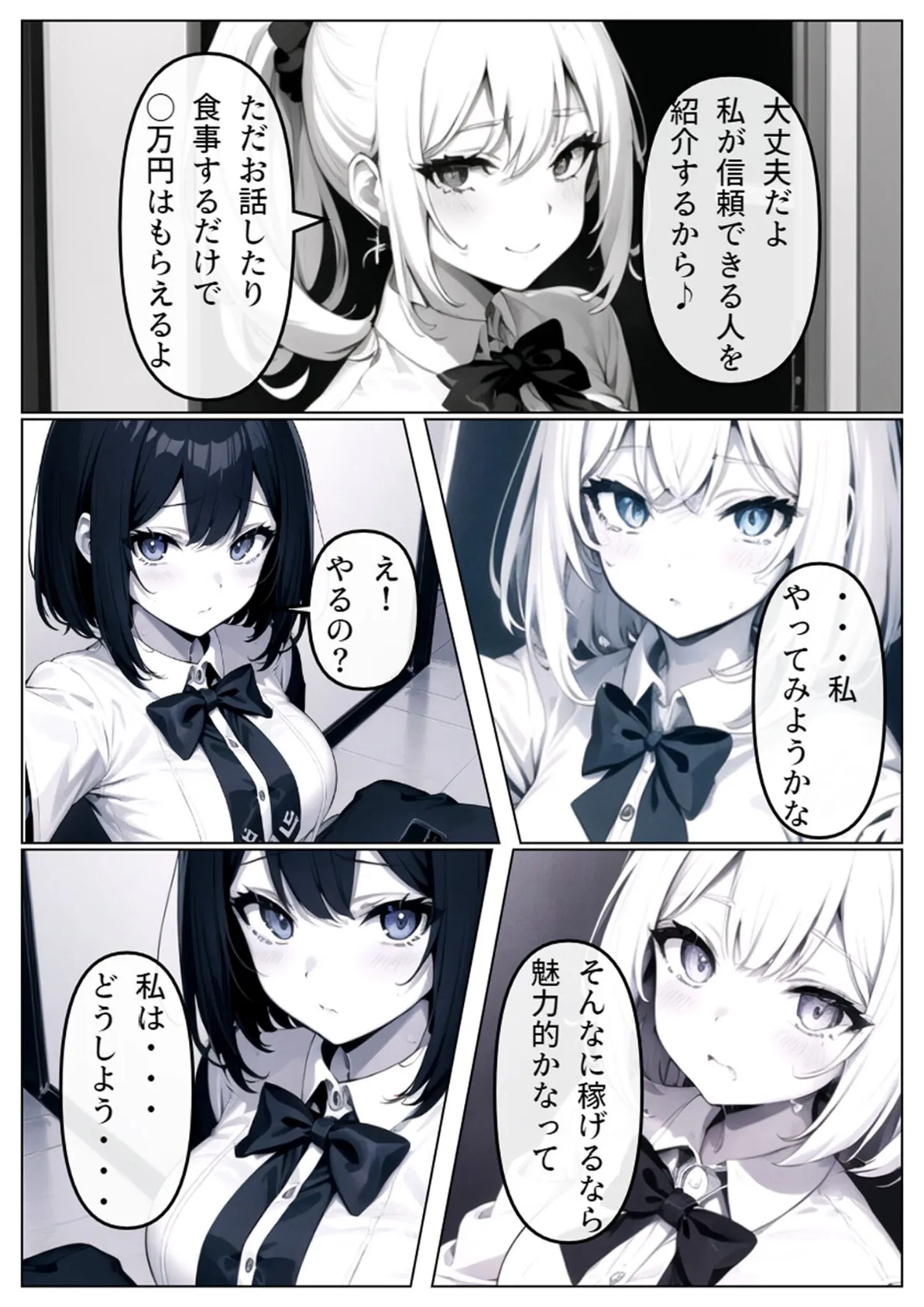 パパ活へのキケンすぎる誘い 清楚彼女が堕ちていく 6ページ