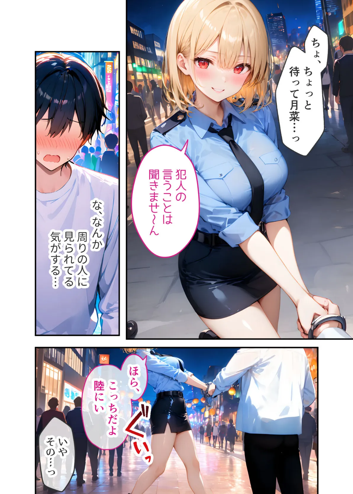 愛する義妹のえっちな罵倒 〜タイホしちゃうぞお義兄ちゃん〜 モザイク版 14ページ