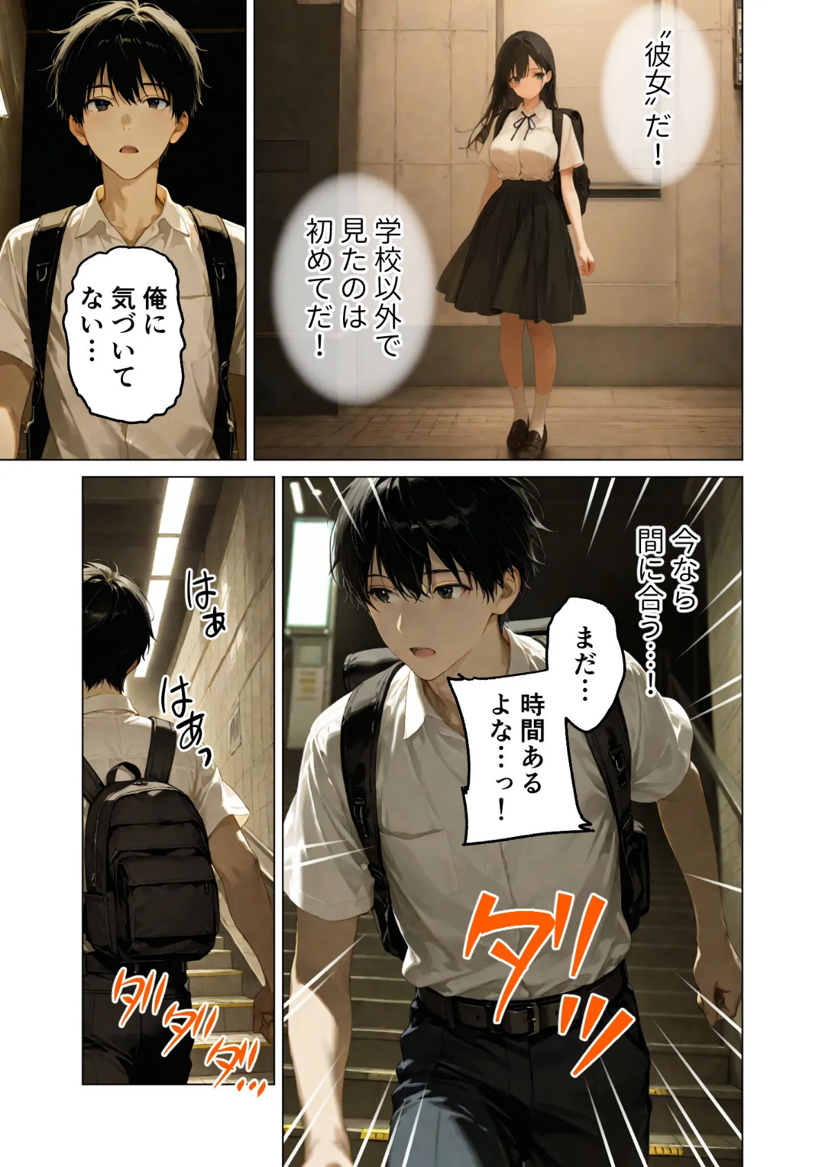 月の女神は僕だけに微笑む 第3話 〜月影の落ちる海で寄り添う僕らの鼓動 モザイク版 5ページ