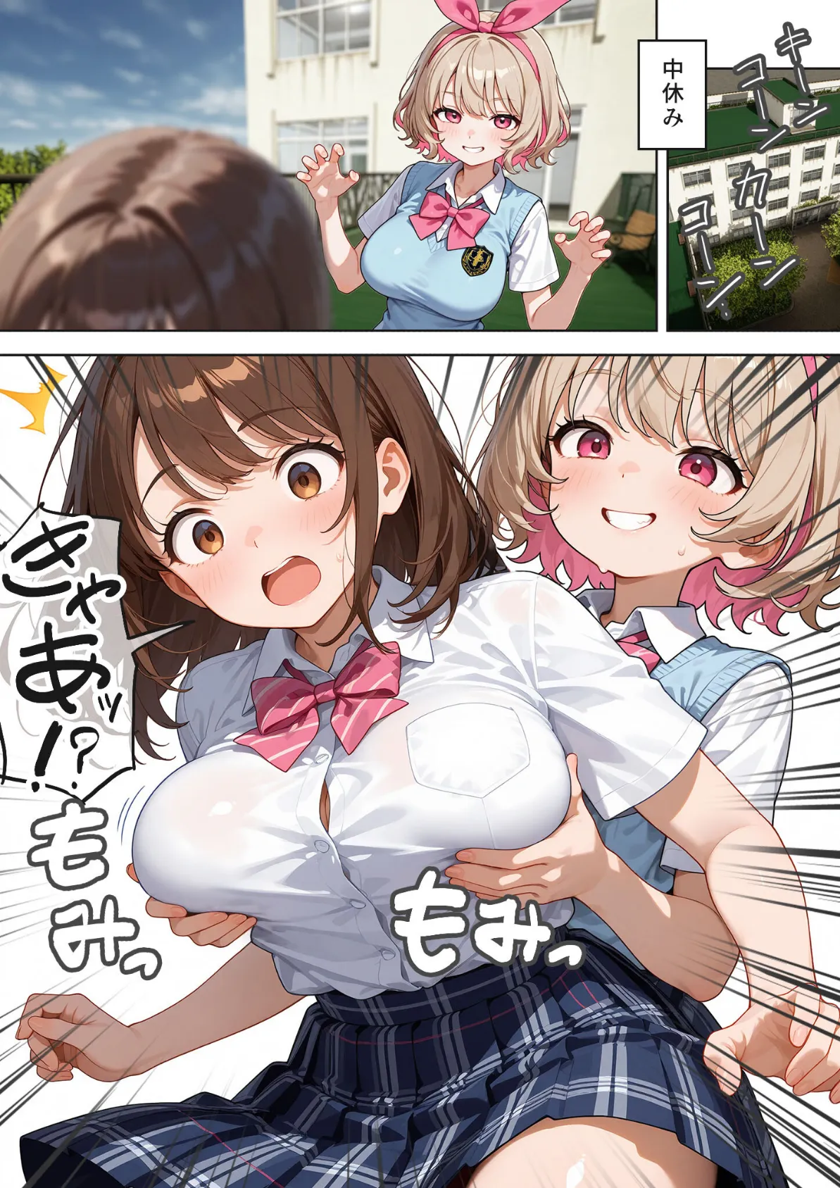 キモおじ⇔●●入れ替わり【2】クラスの男子誰の●●●●孕●かな?モザイク版 14ページ