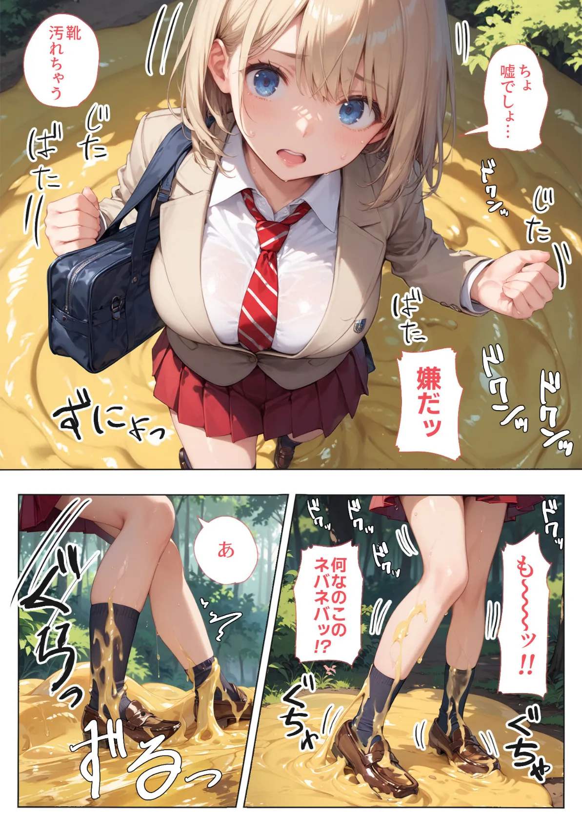 おねぇちゃんどうしたのw?〜囲まれ〇され壊される〜 モザイク版 4ページ