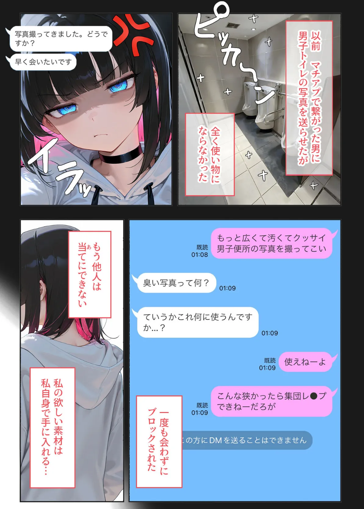 エロ漫画家の過激でキケンな突撃取材 〜お前が便所になるんだよ!〜 モザイク版 5ページ