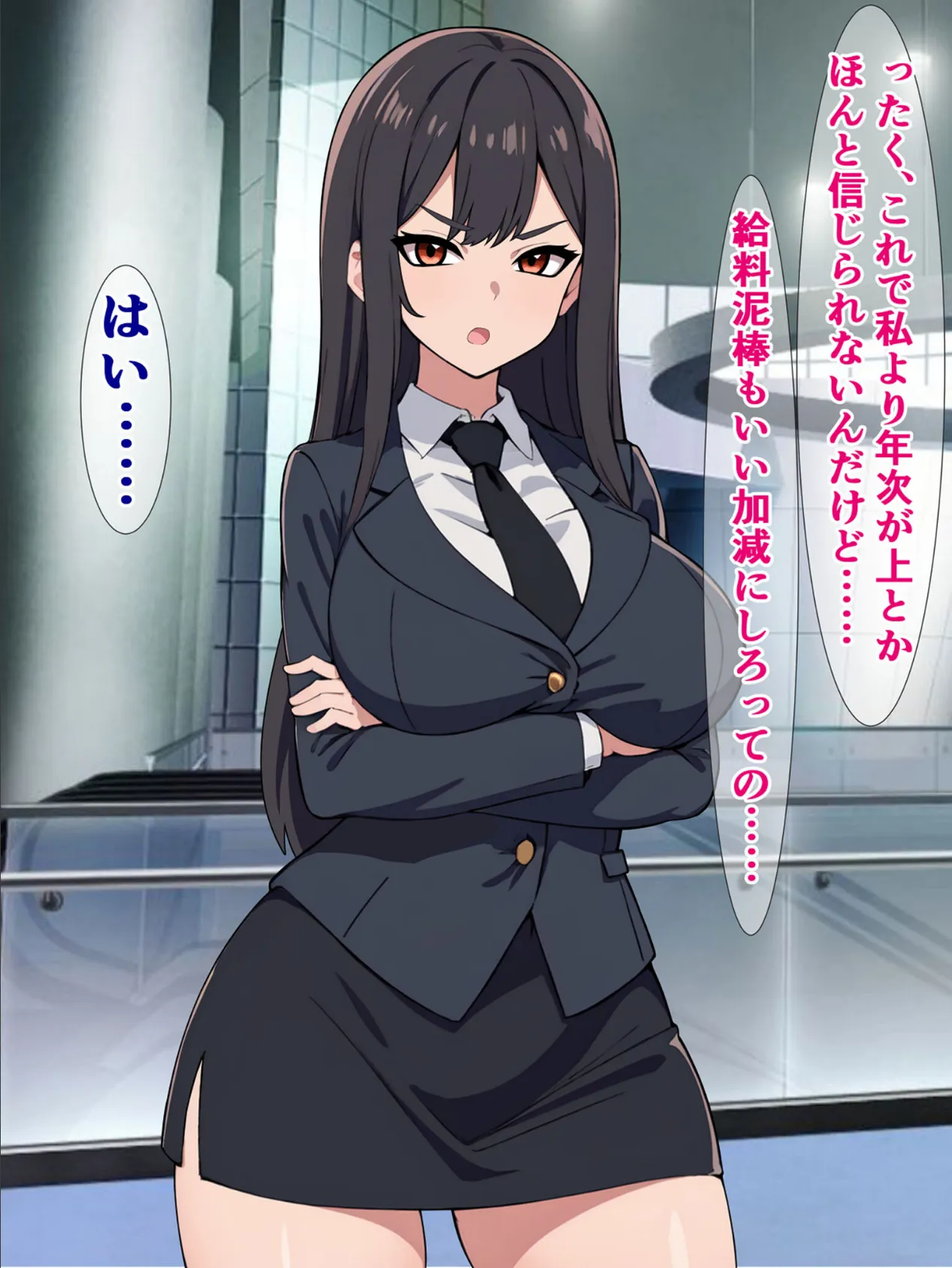 俺をクビにした爆乳女上司が全裸で土下座しに来たけど、俺を戻そうったってもう遅い! モザイク版 4ページ