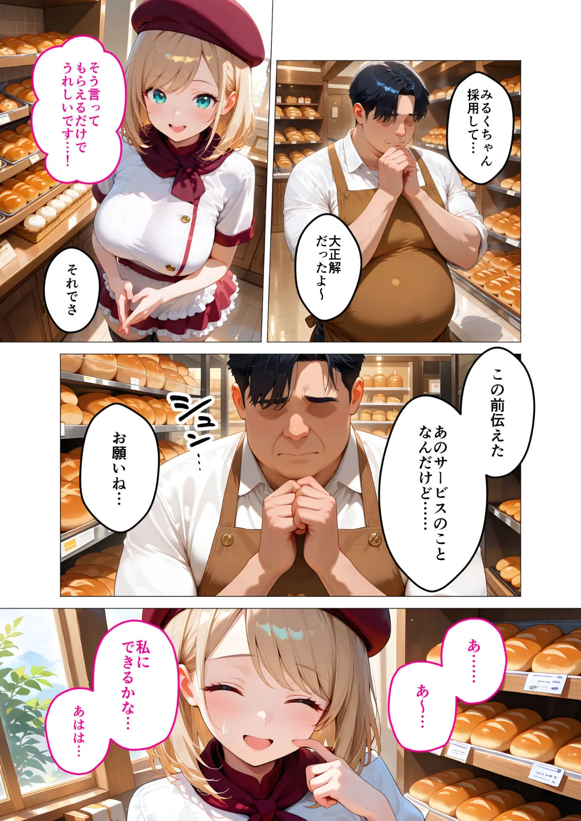 当店限定!セックス¥0サービス 〜ひたむきパン屋さんの流されえっち〜 モザイク版 4ページ