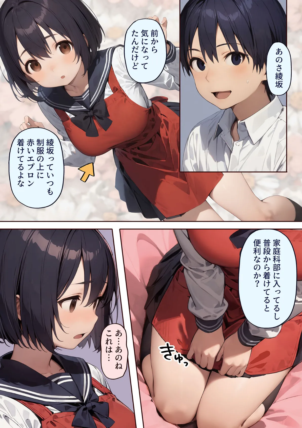 はじめてカップル-引っ込み思案な巨乳女子、綾坂みころとあまあま初えっち- モザイク版 7ページ