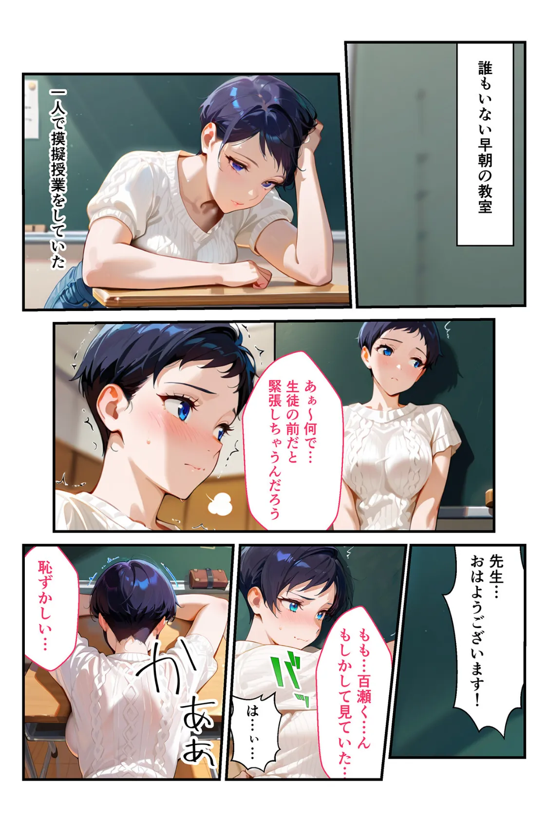 快楽学園 どすけべ先生とハメ放題!15 〜教育実習生 松本京香〜 5ページ