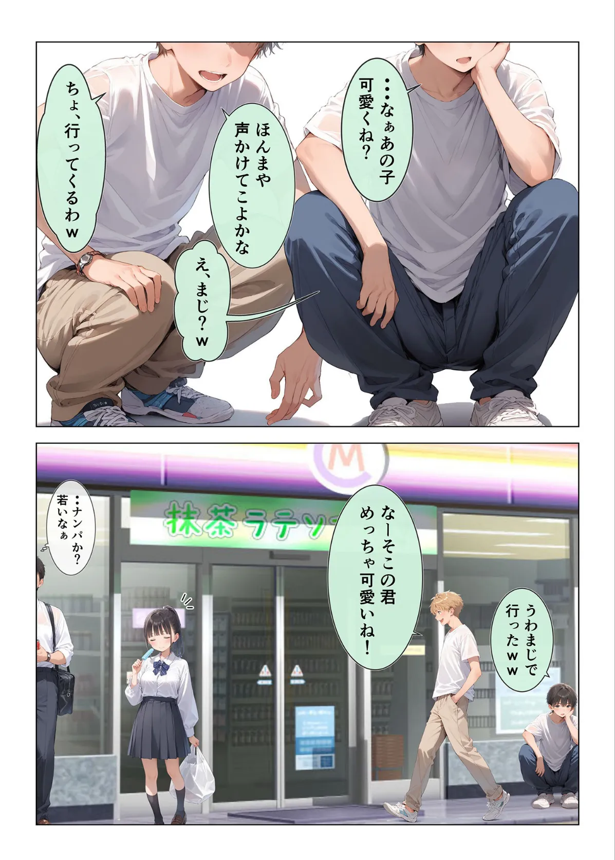 コンビニ前で出会った清楚ビッチなおじ専●●をお持ち帰りした中年おじさん(俺)の最高にラッキーでエッチな末路 モザイク版 5ページ