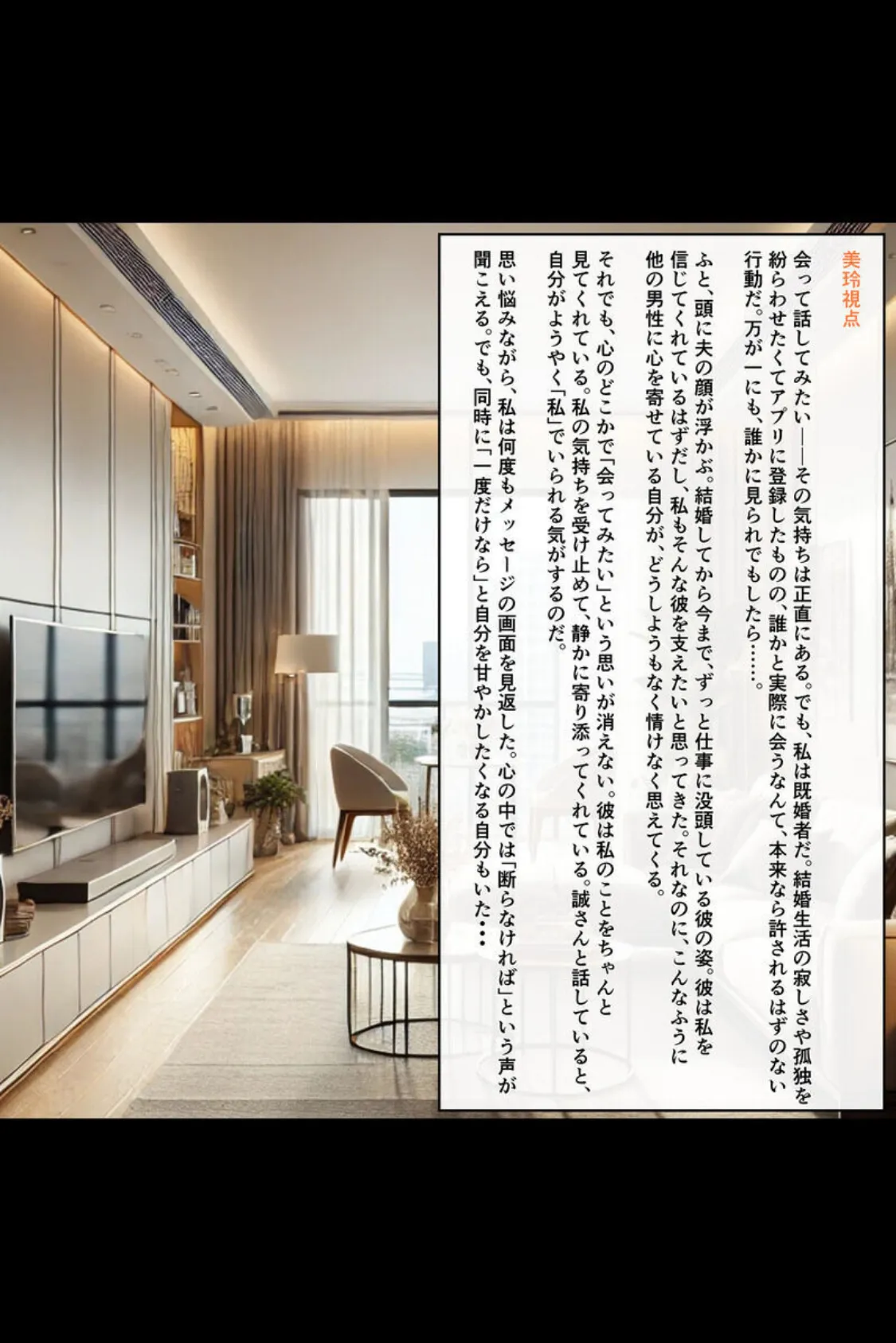 【全4作収録】マッチングアプリで出会った人妻たちをクズ夫から奪い幸せにするお話 セット版 モザイク版 19ページ